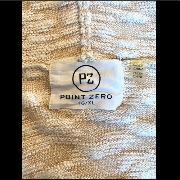 Point Zero long sleeved cardigan, size XL, colour Cream - Picture 7 of 7